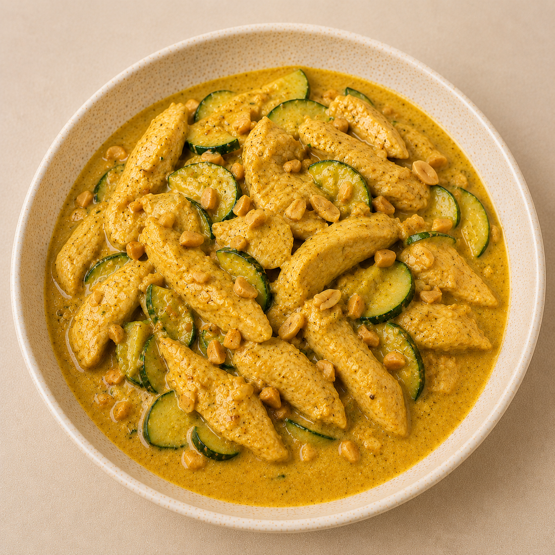 Pechuga de Pollo en Salsa de Maní