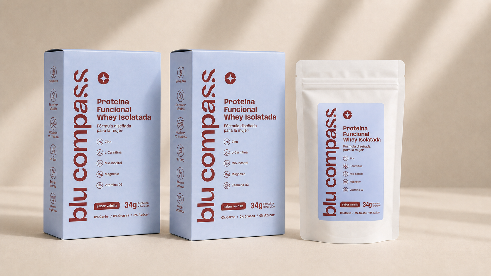 blu compass (10 sobres) pack x 2